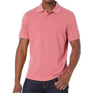 Amazon Essentials Men's Polo Shirts Short Sleeve, Slim-Fit Cotton Pique